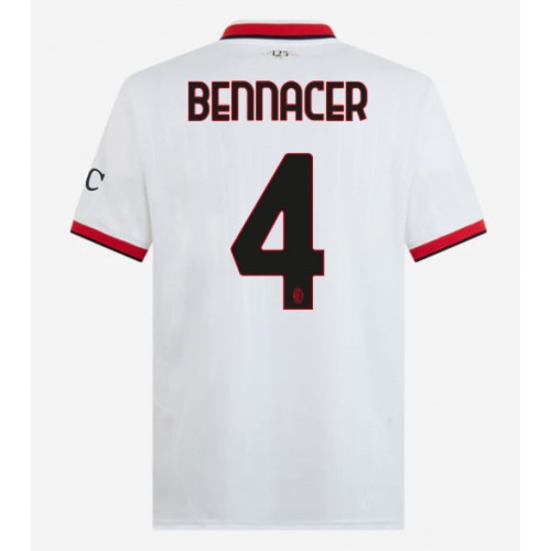 Pánský Fotbalový dres AC Milan Ismael Bennacer #4 2024-25 Venkovní Krátký Rukáv